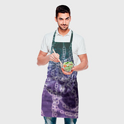 Фартук кулинарный Абстракция - ДНК цепочка, цвет: 3D-принт — фото 2