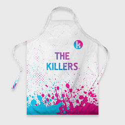 Фартук кулинарный The Killers neon gradient style посередине, цвет: 3D-принт
