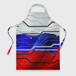 Фартук кулинарный Символика: русский хакер, цвет: 3D-принт