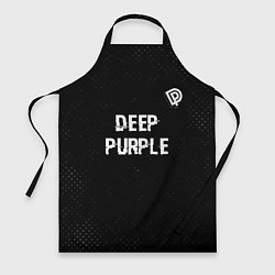 Фартук Deep Purple glitch на темном фоне посередине