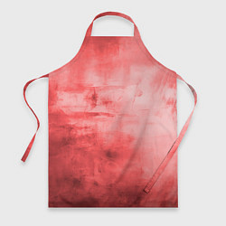 Фартук кулинарный Красный гранж, цвет: 3D-принт