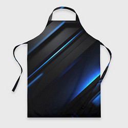 Фартук кулинарный Вихрь синего, цвет: 3D-принт