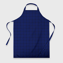 Фартук кулинарный Паттерн объёмные квадраты тёмно-синий, цвет: 3D-принт