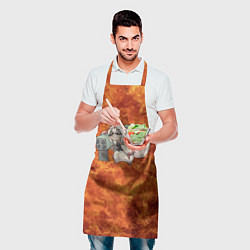 Фартук кулинарный Взрывоопасная Фапута, цвет: 3D-принт — фото 2