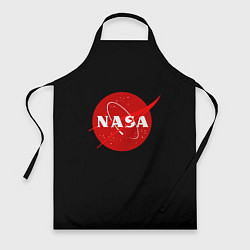 Фартук кулинарный NASA redlogo space usa, цвет: 3D-принт