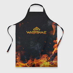 Фартук кулинарный Warframe шутер flame, цвет: 3D-принт