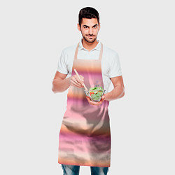 Фартук кулинарный Рука-Вещь: текстура свитера Энид из сериала Уэнсде, цвет: 3D-принт — фото 2