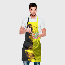 Фартук кулинарный Borussia fc sport краски, цвет: 3D-принт — фото 2