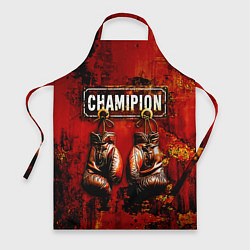 Фартук кулинарный Champion boxing, цвет: 3D-принт