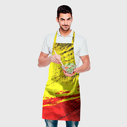 Фартук кулинарный Borussia color краски спорт, цвет: 3D-принт — фото 2