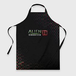 Фартук кулинарный Alien Shooter космос тема, цвет: 3D-принт