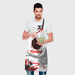 Фартук кулинарный Robocop краски, цвет: 3D-принт — фото 2