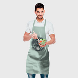 Фартук кулинарный Дачные войска значок, цвет: 3D-принт — фото 2