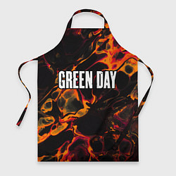 Фартук кулинарный Green Day red lava, цвет: 3D-принт