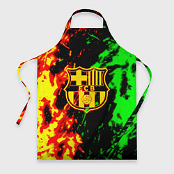 Фартук кулинарный Barcelona огненное лого, цвет: 3D-принт