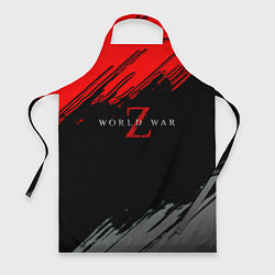 Фартук World war z краски текстура