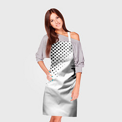 Фартук кулинарный Juventus sport black geometry, цвет: 3D-принт — фото 2