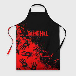 Фартук кулинарный Silent hill logo game pattern steel, цвет: 3D-принт