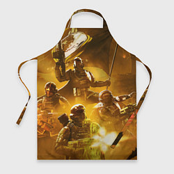 Фартук кулинарный Helldivers 2: Hell Troopers, цвет: 3D-принт