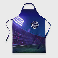 Фартук кулинарный Leicester City ночное поле, цвет: 3D-принт