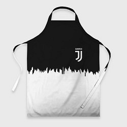 Фартук кулинарный Juventus белый огонь текстура, цвет: 3D-принт