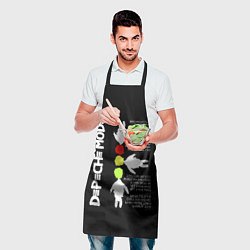 Фартук кулинарный Depeche Mode angels, цвет: 3D-принт — фото 2