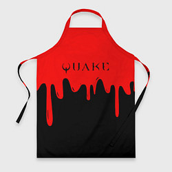 Фартук кулинарный Quake краски текстура шутер, цвет: 3D-принт