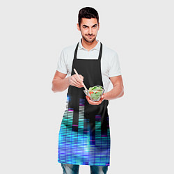Фартук кулинарный Skillet эквалайзер, цвет: 3D-принт — фото 2
