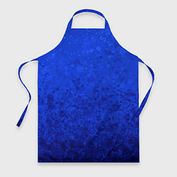 Фартук кулинарный Ультрамарин синий абстрактный, цвет: 3D-принт