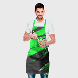 Фартук кулинарный Real Madrid sport green, цвет: 3D-принт — фото 2