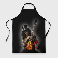 Фартук кулинарный Slash музыкант группы Guns N Roses, цвет: 3D-принт