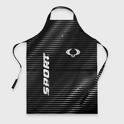 Фартук кулинарный SsangYong sport metal, цвет: 3D-принт