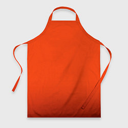 Фартук кулинарный Пылкий красно-оранжевый градиент, цвет: 3D-принт