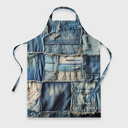 Фартук кулинарный Patchwork denim - vogue, цвет: 3D-принт