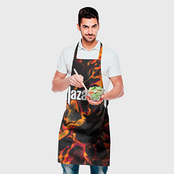 Фартук кулинарный Nazareth red lava, цвет: 3D-принт — фото 2