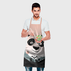 Фартук кулинарный Силуэт кунг фу панда, цвет: 3D-принт — фото 2