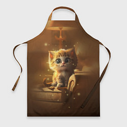 Фартук кулинарный Теплый котик, цвет: 3D-принт