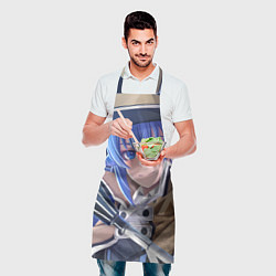 Фартук кулинарный Реинкарнация Безработного Roxy, цвет: 3D-принт — фото 2