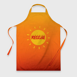 Фартук кулинарный Orange sunshine reggae, цвет: 3D-принт
