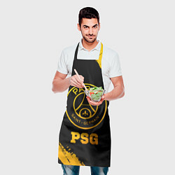 Фартук кулинарный PSG - gold gradient, цвет: 3D-принт — фото 2