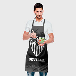 Фартук кулинарный Sevilla sport на темном фоне, цвет: 3D-принт — фото 2