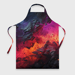 Фартук кулинарный Яркий абстрактный путь, цвет: 3D-принт