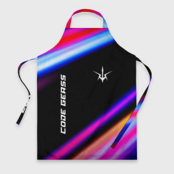 Фартук кулинарный Code Geass speed anime lights, цвет: 3D-принт