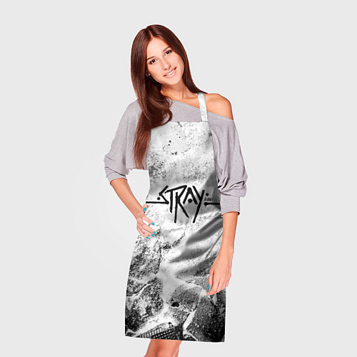 Фартук Stray white graphite / 3D-принт – фото 3