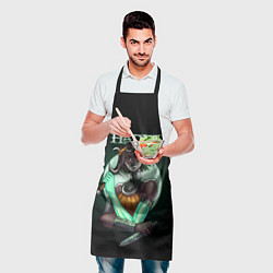 Фартук кулинарный Нимфа Melinoe Hades 2, цвет: 3D-принт — фото 2