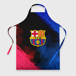 Фартук кулинарный Barcelona fc club gradient smoke, цвет: 3D-принт