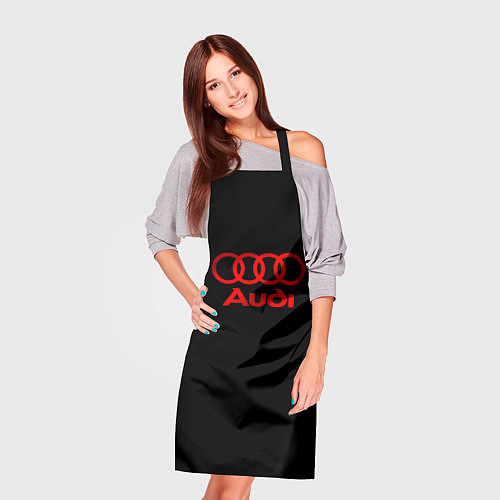 Фартук Audi red logo / 3D-принт – фото 3