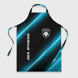 Фартук кулинарный AEK Athens неоновые лампы, цвет: 3D-принт