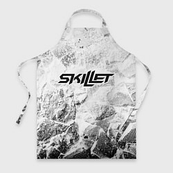 Фартук кулинарный Skillet white graphite, цвет: 3D-принт