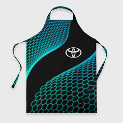 Фартук кулинарный Toyota electro hexagon, цвет: 3D-принт